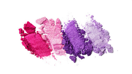 Smear of bright purple and pink eyeshadow - obrazy, fototapety, plakaty
