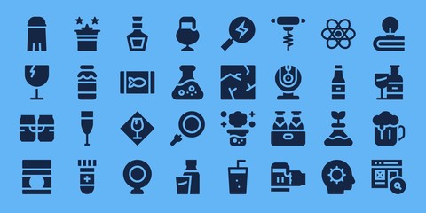 glass icon set