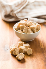 Brown sugar cubes.