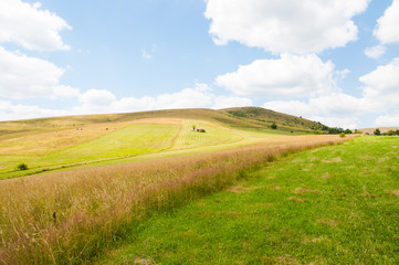 Beautiful natural landscape in the summer time.Mountain