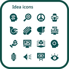 idea icon set