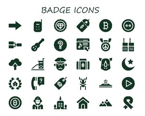 badge icon set