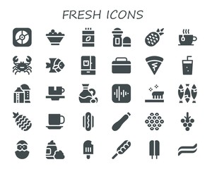 fresh icon set
