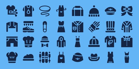 clothing icon set
