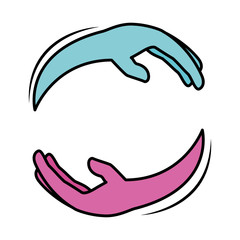 international youth day flat design