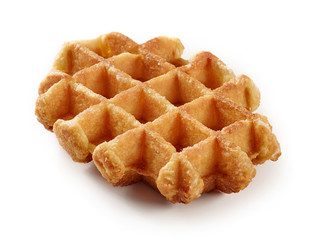 freshly baked belgian waffle