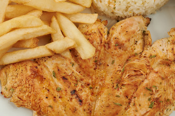 Fried chicken breast