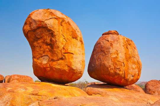 Granite boulders in the Devil's Marbles Conservation Reserve, Northern Territory, Australia