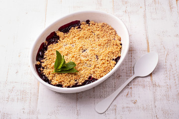 Crumble pie