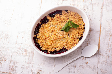 Crumble pie