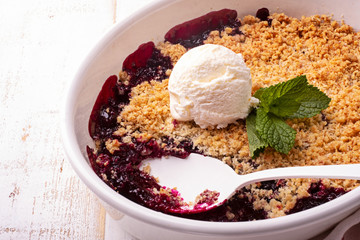 Crumble pie