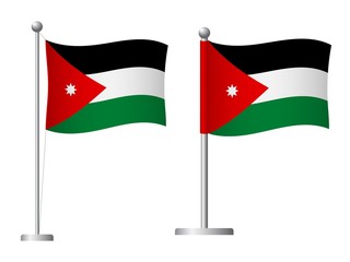 jordan flag on pole icon