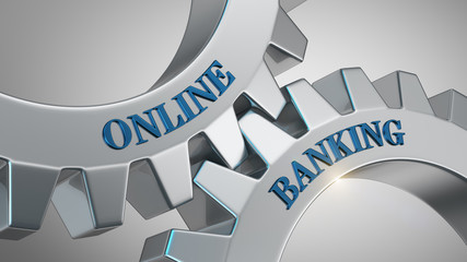 Online banking concept