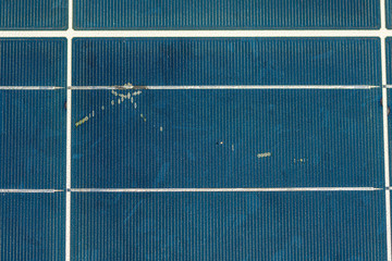Solar energy inspection of defects at Solar Energy solar cell connections, silicon a nice...