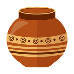 indian ceramic pot folk icon