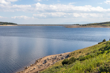 Landscape with Belmeken Dam, Rila mountain, Bulgaria