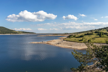 Landscape with Belmeken Dam, Rila mountain, Bulgaria