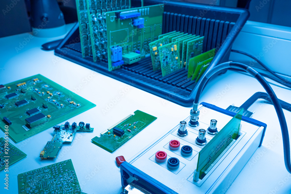 Poster electrical engineering.workplace electronic engineer.electronics manufacturing.testing of electronic