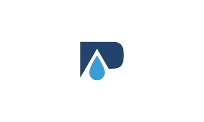 letter p plumbing logo
