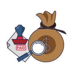 saving money business finance cartoon