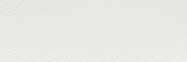 Plastering brick wall painted by paper white color can be use as wall paper or texture background of white color for also new year card or winter season.