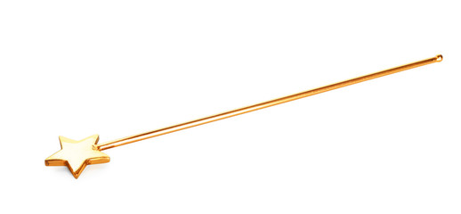 Decorative stick on white background