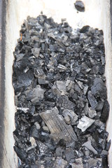 炭/炭化した木