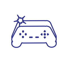 video game control retro icon