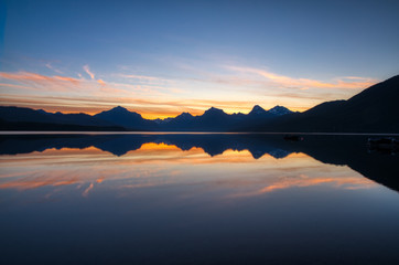 Apgar Village Lake McDonald Sunset