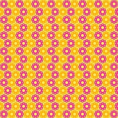 Colorful Flowers Design Wallpaper