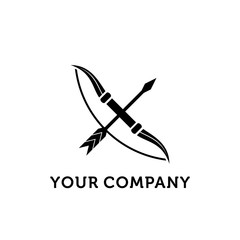 Logo template for arrows and bows