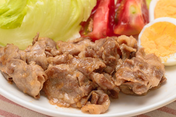 豚肉の生姜焼き