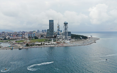 Aerial view of Batumi, Georgia