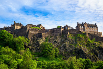 Fototapeta na wymiar Edinburgh castle in Edinburgh city of Scotland, UK.