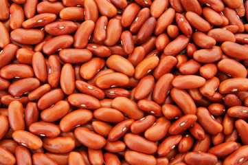 Red kidney beans as background