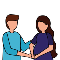 pregnancy and maternity scene flat