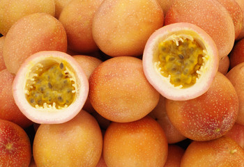 Ripe passion fruits 