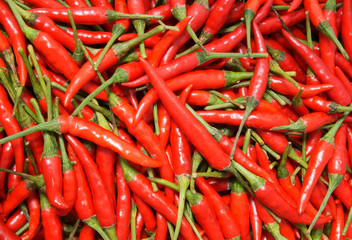 Red chili pepper background.