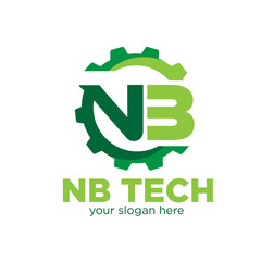 n b business logo designs