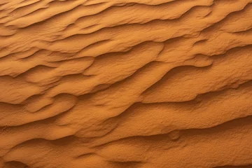 Papier Peint photo Brique Belles dunes de sable dans le désert du Sahara.
