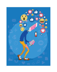  Every man has become a part of a machine. So they do not want to know.Man does not leave himself with phone and app