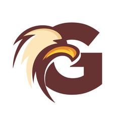 Initial G Eagle Logo
