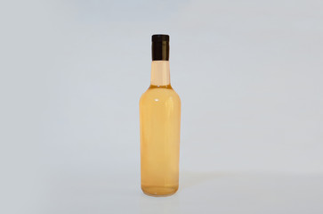 Fototapeta premium glass bottle with white background