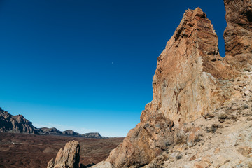 Fototapeta premium Las Canadas caldera in Teide National Park on the island of Tenerife in the Canary Islands