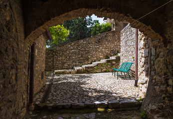 Cottanello (Rieti, Italy) - A very small and charming medieval village with stone hermitage on the...