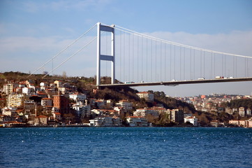 Fototapeta premium View on Bosphorus Bridge in Istanbul, Turkey
