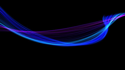 Abstract Light Waves Background