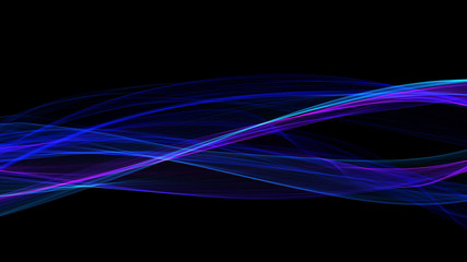 Abstract Light Waves Background