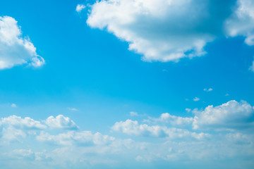 【写真素材】 青空　空　雲　夏の空　背景　背景素材　7月　コピースペース