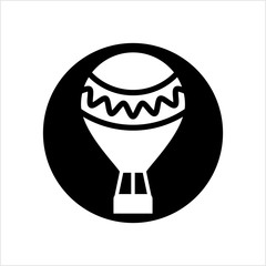 Hot Air Balloon Icon, Design